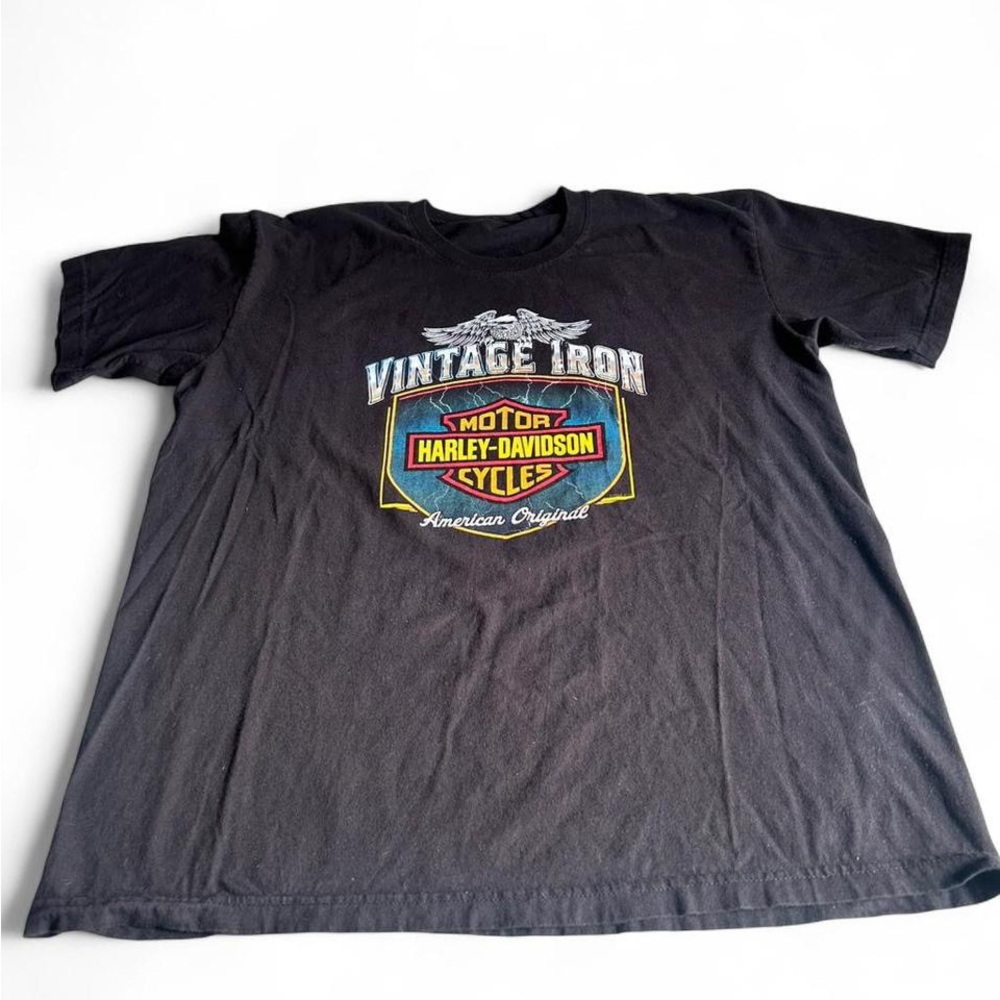 Harley-Davidson Vintage Iron Black T-Shirt xl